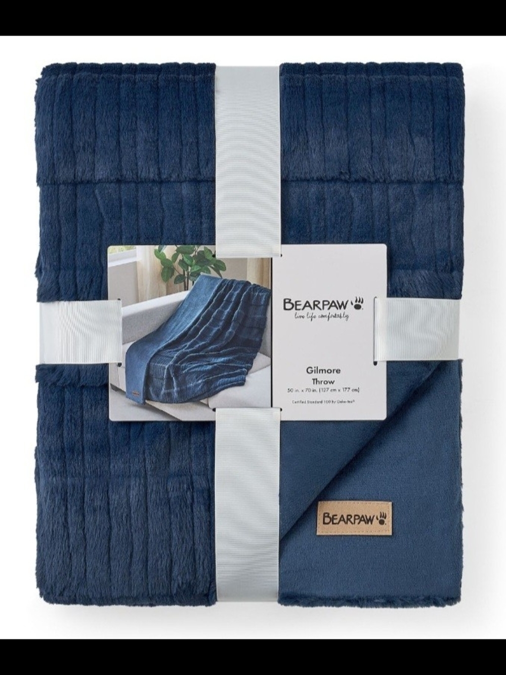 BearPaw Gilmore Throw - Navy
